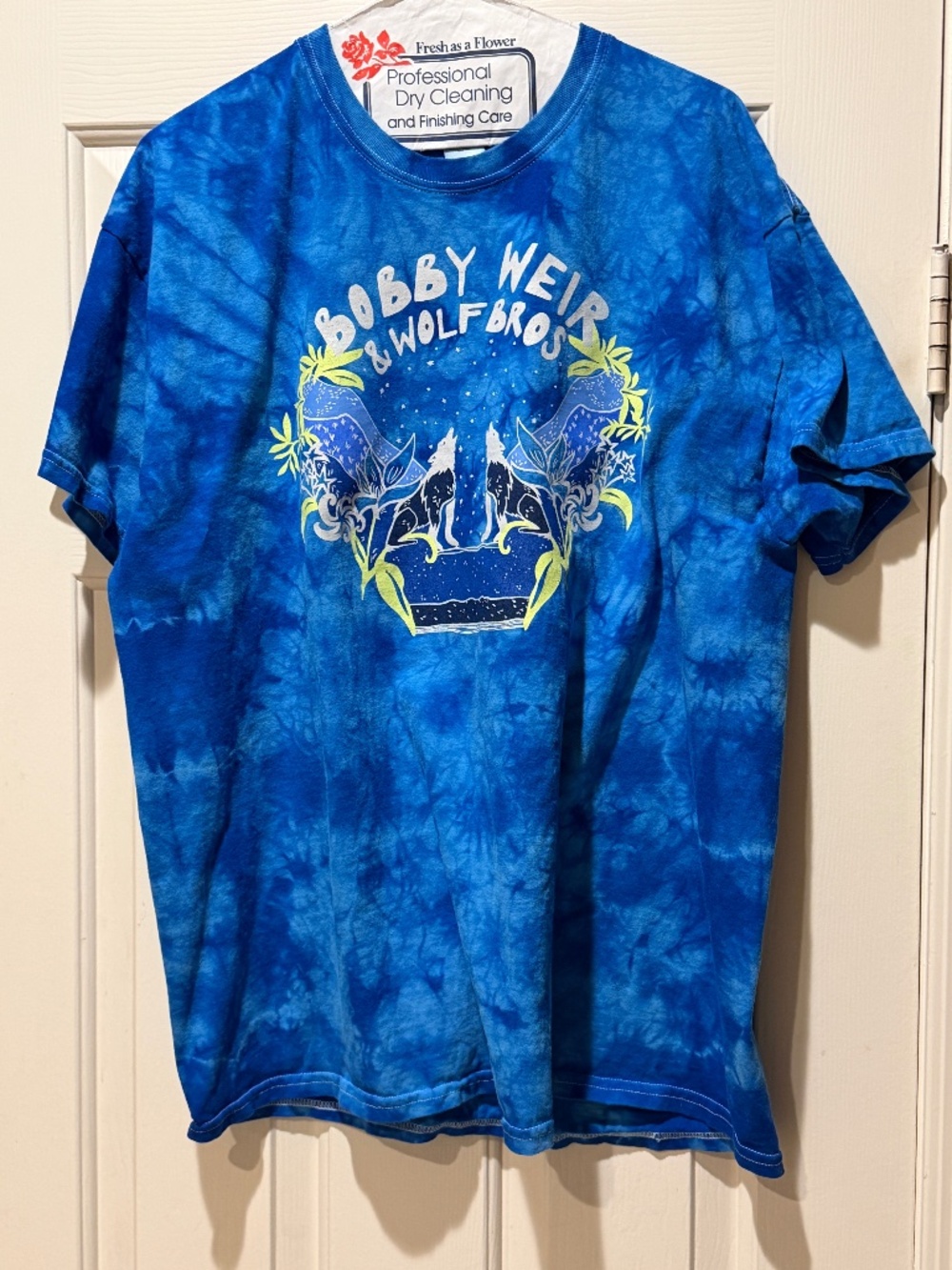 Bob Weir Greek UC Berkeley 2021 Handmade Tie-dye Shirt Original XL Grateful Dead
